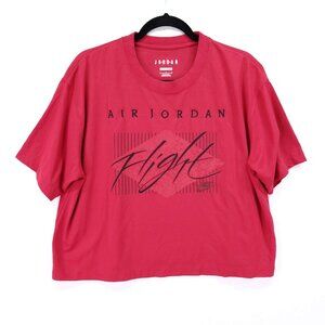 Nike Jordan Essential Boxy T-Shirt  Women’s Size Large Loose Fit Embroider Logo